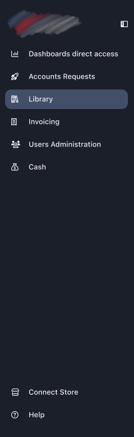 sidebar collapsed dark
